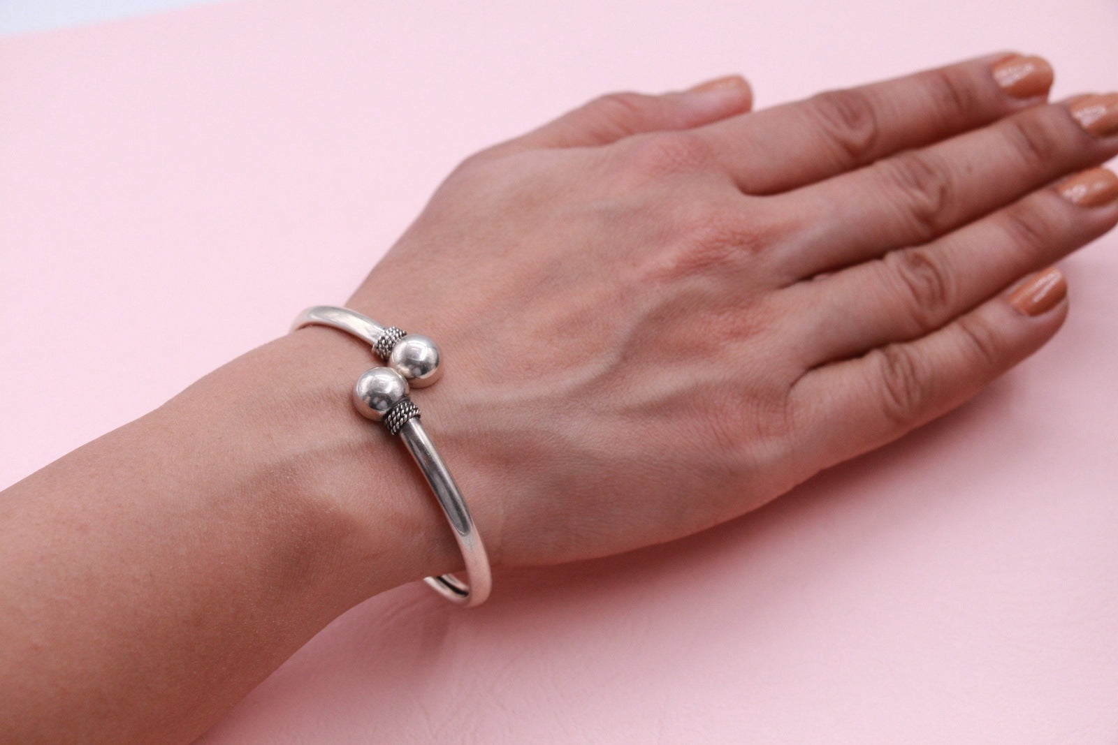 Silver Italian Bracelet Gold Polish