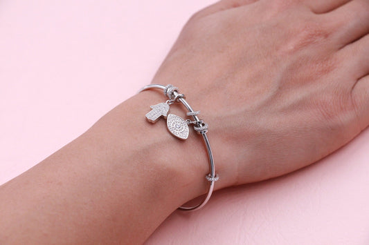 Evil Eye Charm Bracelet Kada